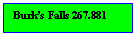 Text Box: Burk’s Falls 267.881

