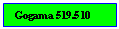 Text Box: Gogama 519.510

